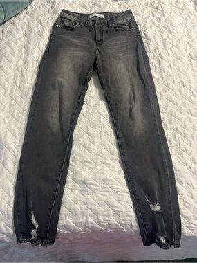 KanCan Black Distressed Skinny Jeans